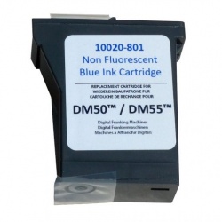 Remanufactured Pitney Bowes DM50/55 Blue Franking Ink Cartridge